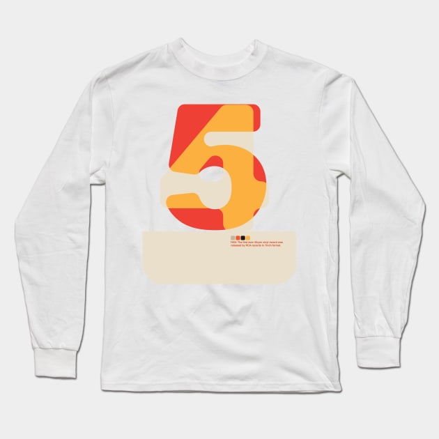 Modernist FortyFive Long Sleeve T-Shirt by modernistdesign